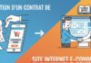 ésiliation contrat site ecommerce
