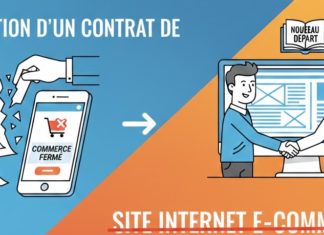 ésiliation contrat site ecommerce