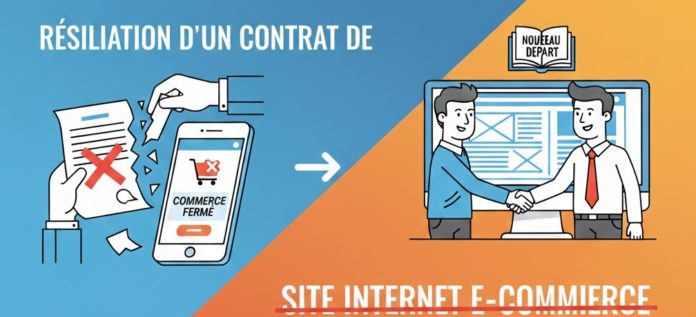 ésiliation contrat site ecommerce